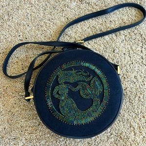 Spartina round crossbody purse with mermaid